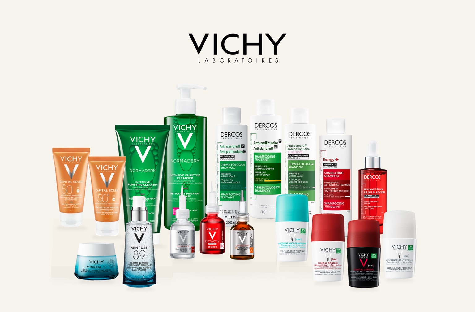 Vichy product assortment